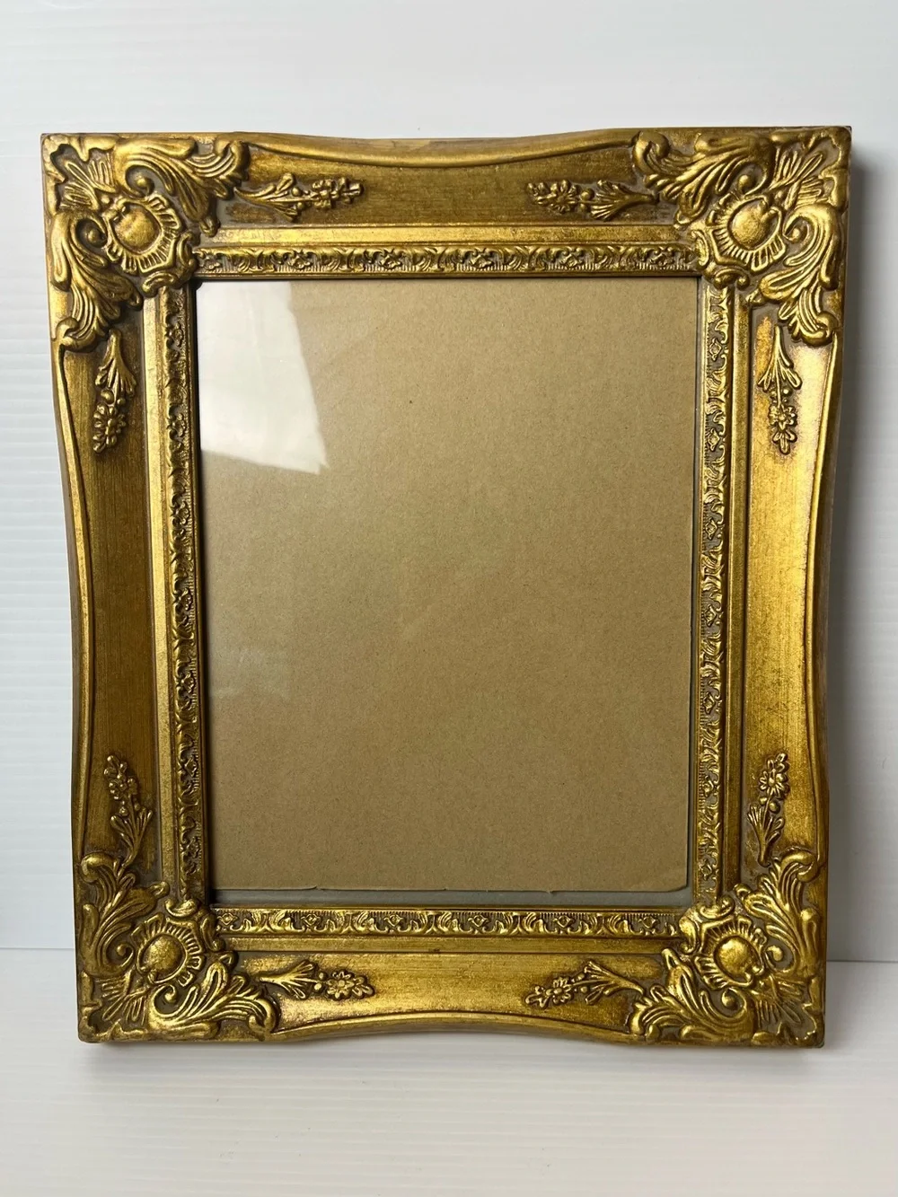 Vintage French Baroque Wood Picture Frames Gold Gilt Ornate Rococo Fits 8 x 10